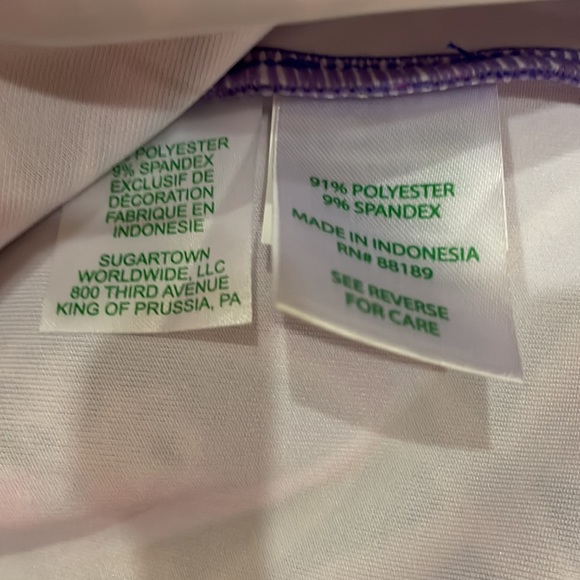 Lilly Pulitzer Girls Caesara Dress size M (6-7) & XL Iris Blue Wild Within NWT - Picture 6 of 11